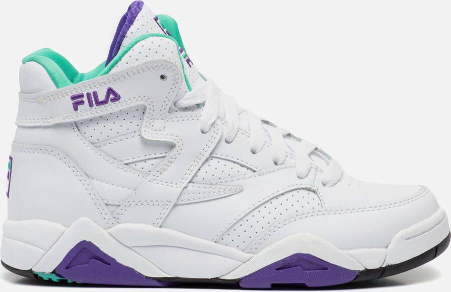 Fila Witte veterschoenen met contrasterende accenten White Dames