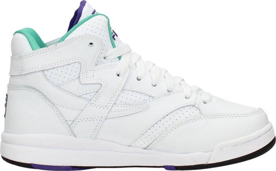 Fila Sportieve Hoge Sneakers met Contrastdetails White Dames
