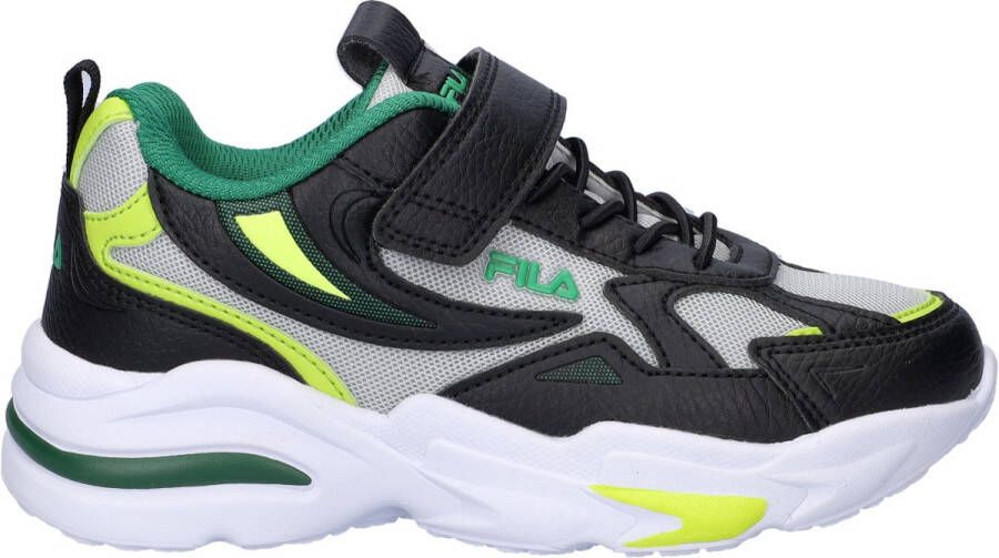Fila Madrun Velro Kids Sneakers Laag Zwart