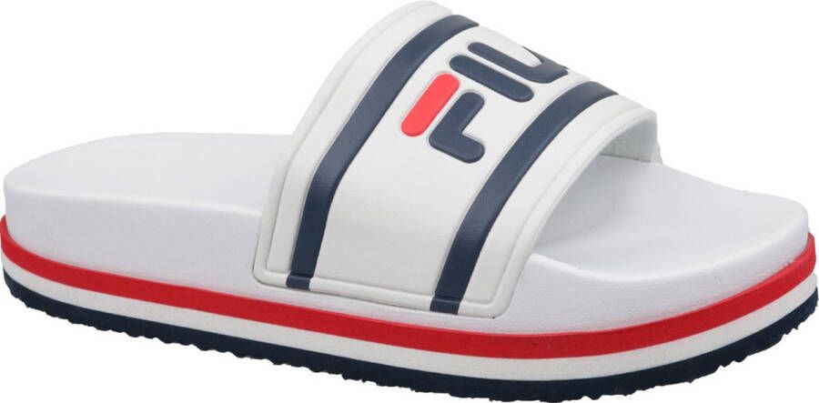 Fila Morro Bay Zeppa WMN 1010639-02P Vrouwen Wit Slippers