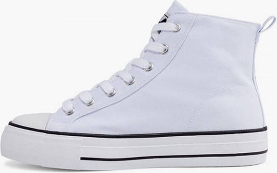 Fila new Witte hoge canvas sneaker