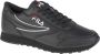 Fila ORBIT LOW Herensneakers Vrijetijdsschoenen Trainers 1010263 Zwart - Thumbnail 1