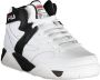 Fila Sportieve High-Top Sneakers met Contrastdetails White Heren - Thumbnail 1