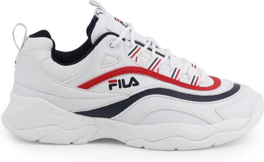 protest Ontslag Populair Fila Ray Low Sneakers Dames White Navy Red - Schoenen.nl