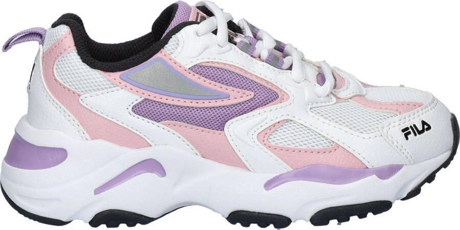 Fila CR-CW02 Ray Tracer Teens sneakers wit roze lila Jongens Meisjes Mesh 39 - Foto 4