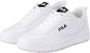 Fila Sportieve witte vetersneakers met borduurwerk White Dames - Thumbnail 1