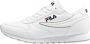 Fila ORBIT LOW Herensneakers Vrijetijdsschoenen Trainers 1010263 Wit - Thumbnail 1