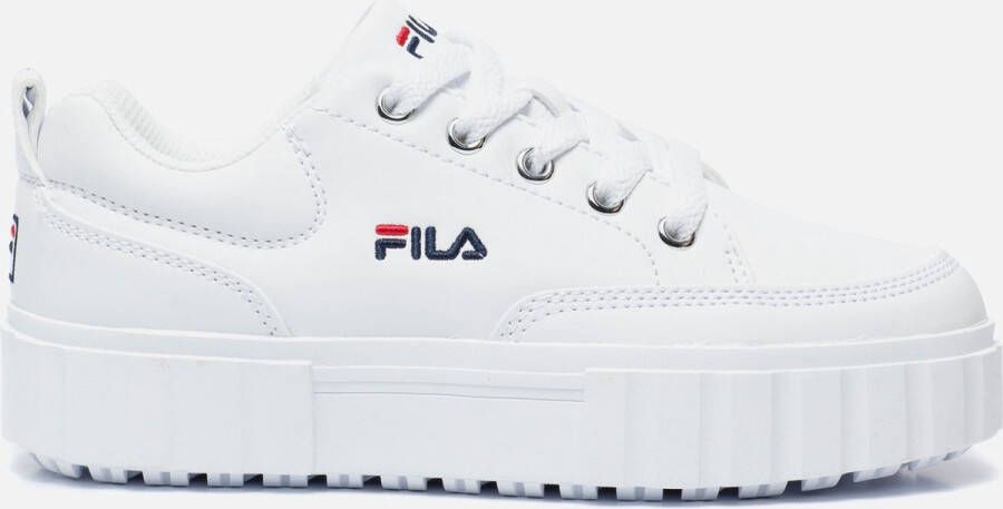 Fila Sandblast sneakers wit Imitatieleer