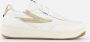 Fila Sevaro sneakers wit goudkleurig Leer 28 - Thumbnail 2
