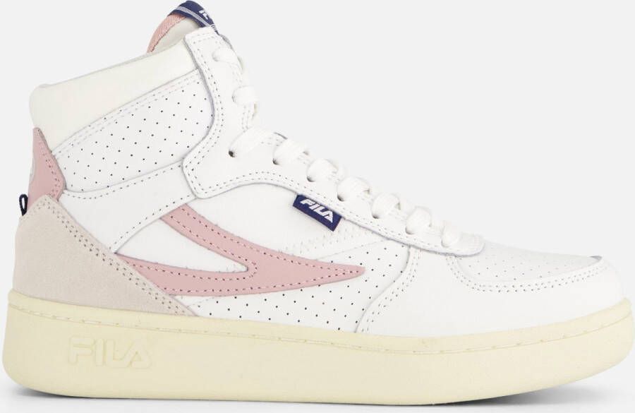 Fila Dames Hoge Sneakers Synthetisch Leer White Dames