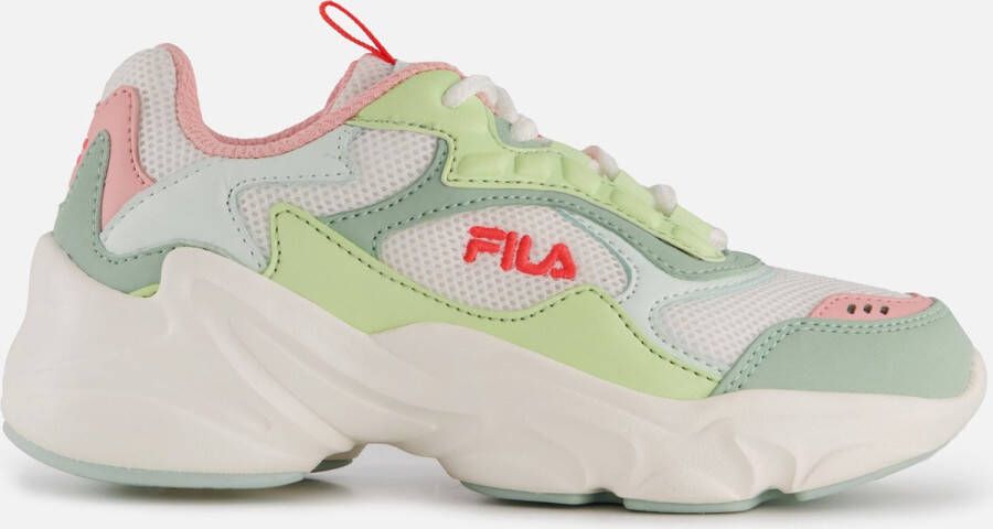 Fila Collene sneakers lichtroze geel mintgroen Jongens Meisjes Mesh Meerkleurig 32 - Foto 2