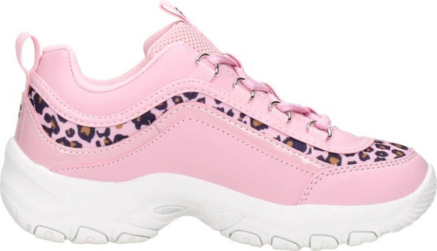 Fila Strada A sneakers dierenprint roze zwart