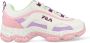 Fila Strada Dreamster sneakers wit lichtroze lila Jongens Meisjes Imitatieleer 38 - Thumbnail 2