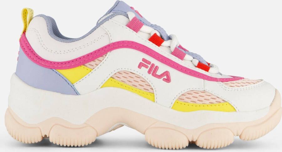 Fila Strada Dreamster Sneakers wit Imitatieleer Dames