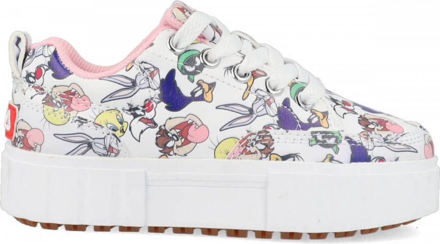Fila Sandblast sneakers wit Imitatieleer 31221