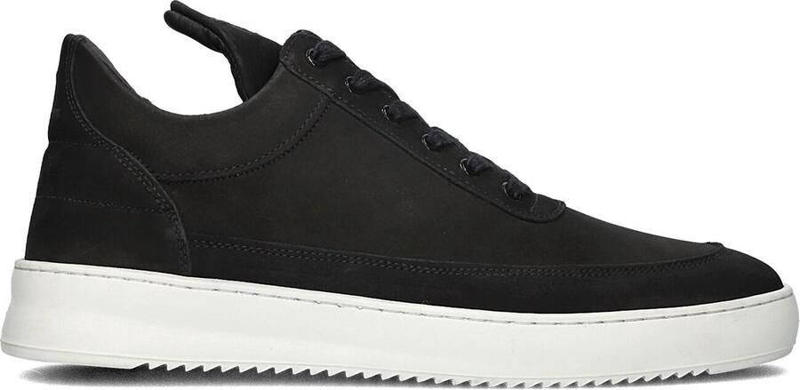 FILLING PIECES Lage Sneakers Heren Low Top Ripple Nubuck Suède Zwart - Foto 2