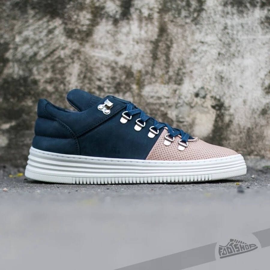 Filling Pieces Mountain Cut Perforated toe navy