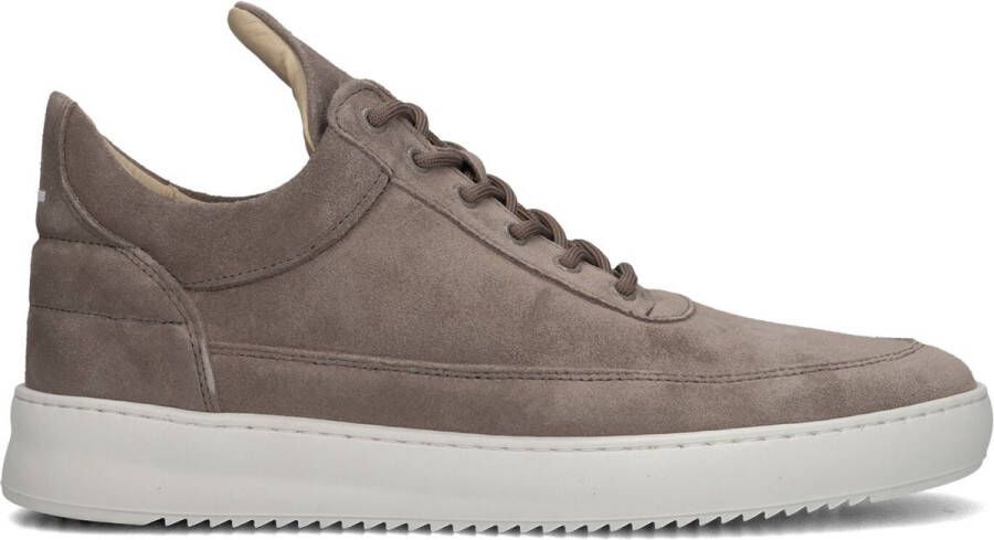 FILLING PIECES Lage Sneakers Heren Low Top Org Sue Maat: 45 Materiaal: Suède Kleur: Bruin