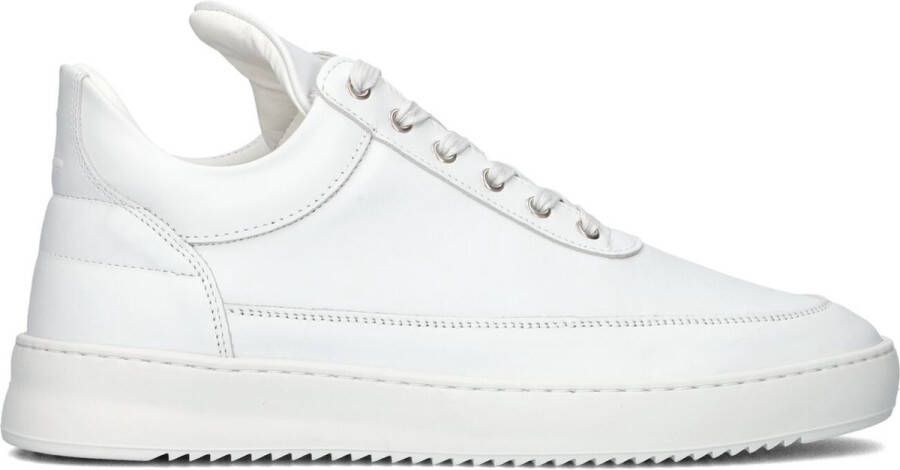 FILLING PIECES Lage Sneakers Heren Low Top Ripple Nappa Maat: 40 Materiaal: Leer Kleur: Wit