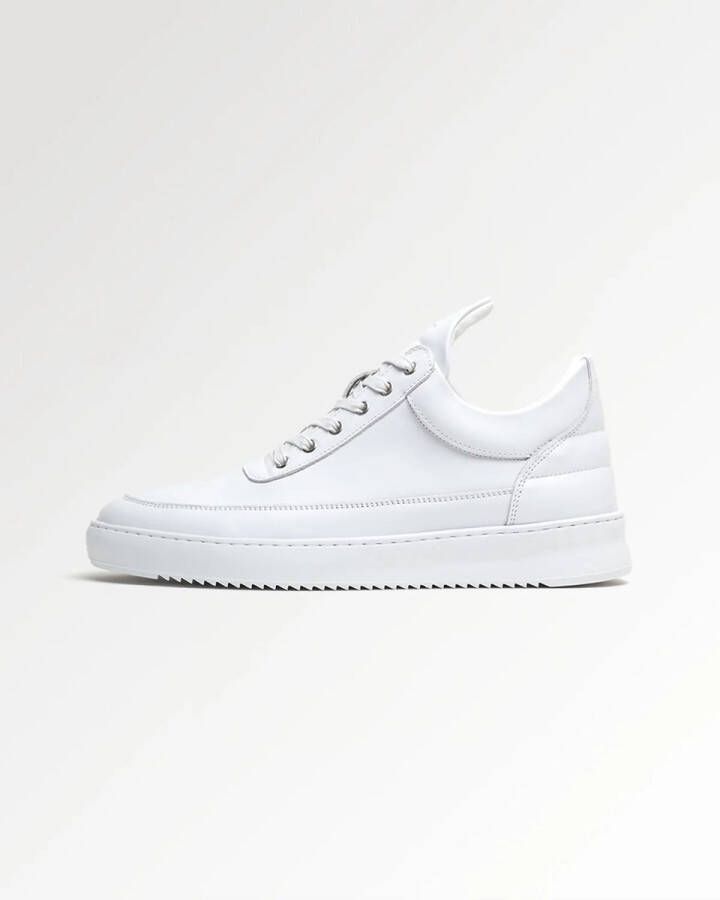 FILLING PIECES Lage Sneakers Heren Low Top Ripple Nappa Maat: 40 Materiaal: Leer Kleur: Wit