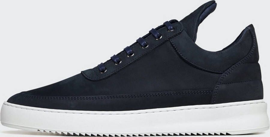 Filling Pieces Low Top Ripple Nubuck Deep Blue Heren Sneaker