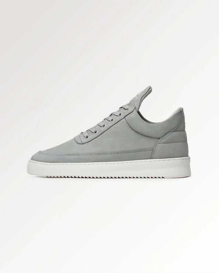 FILLING PIECES Lage Sneakers Heren Low Top Ripple Nubuck Maat: 41 Materiaal: Leer Kleur: Grijs