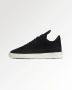 FILLING PIECES Lage Sneakers Heren Low Top Ripple Nubuck Maat: 44 Materiaal: Suède Kleur: Zwart - Thumbnail 1