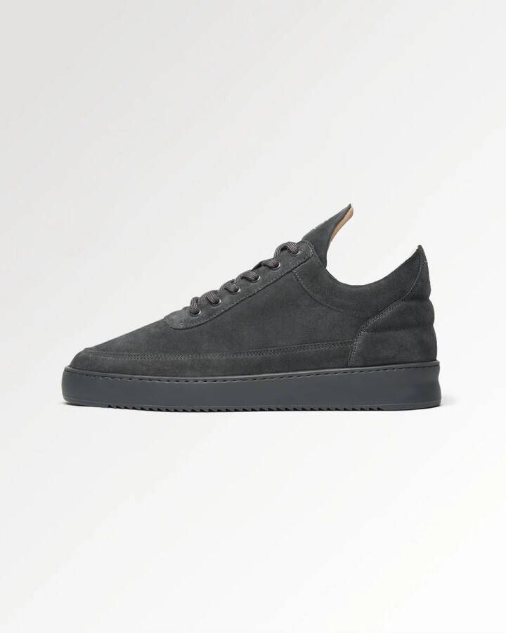 Filling Pieces Low Top Suede All Dark Grey Sneakers