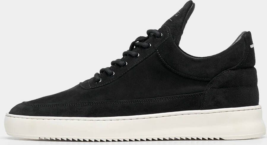 FILLING PIECES Lage Sneakers Heren Low Top Org Sue Maat: 41 Materiaal: Suède Kleur: Zwart