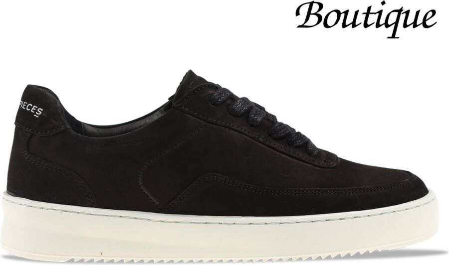 FILLING PIECES Lage Sneakers Heren Mondo 2.0 Nub Maat: 41 Materiaal: Nubuck Kleur: Zwart