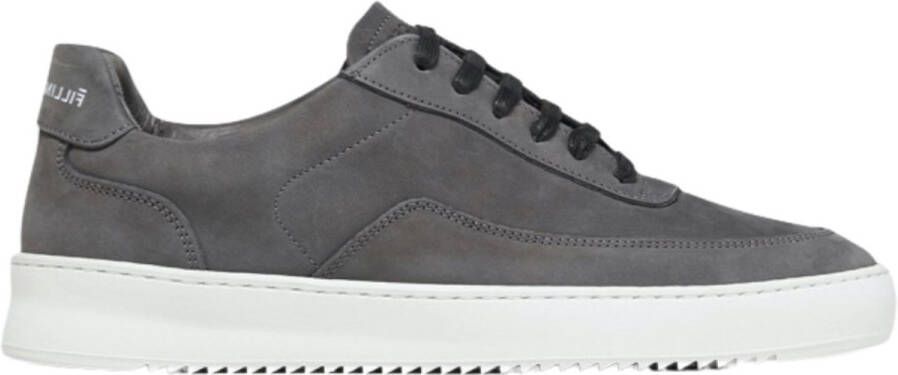 Filling Pieces Mondo 2.0 Ripple Nubuck Shark Sneakers Grijs