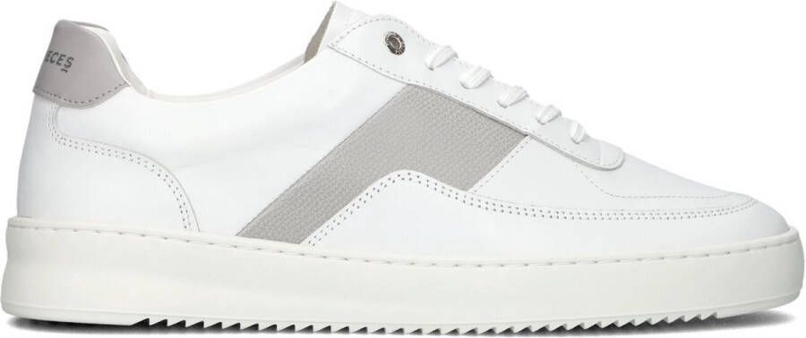 FILLING PIECES Lage Sneakers Heren Mondo Game Maat: 43 Materiaal: Leer Kleur: Wit