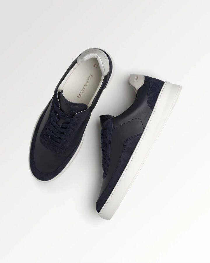 Filling Pieces Mondo Mix Dark Blue Heren Sneaker