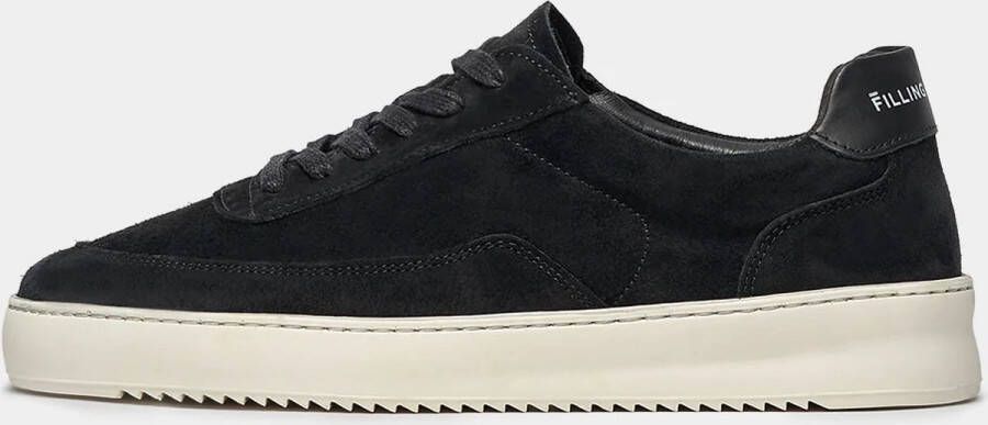 Filling Pieces Mondo Organic Suede Black Heren Sneaker