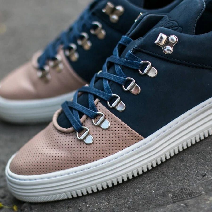 Filling Pieces Mountain Cut Perforated toe navy
