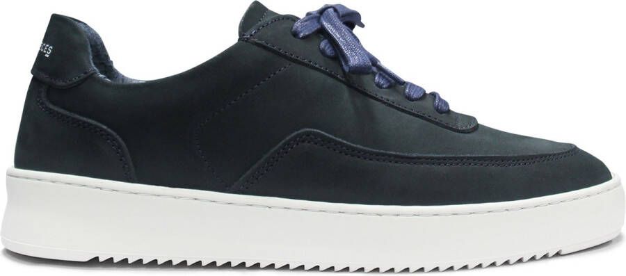 Filling Pieces Sneaker Blauw Mannen Never out of stock Collectie Leer