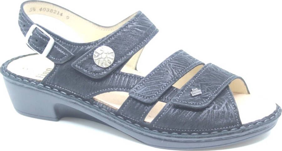 Finn comfort AVERSA 02690-713144 Zwarte dames sandalen wijdte F