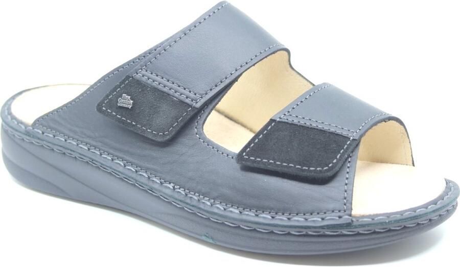 Finn Comfort Muiltjes 'Pantolette Herren PSARA 955009 Echtleder in schwarz' zwart