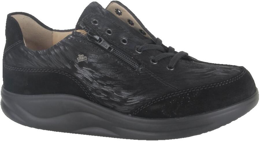 Finn comfort 02913-903172 dames veterschoenen sportief (6) zwart