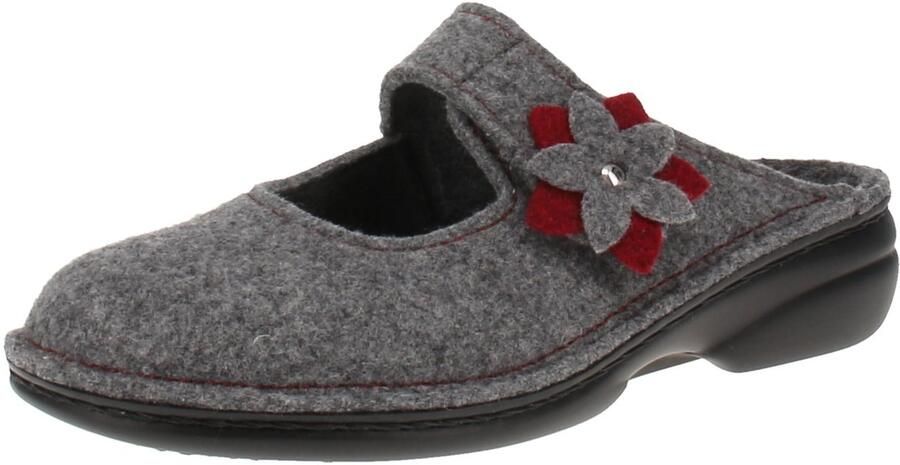 Finn comfort 06560-901198 Arlberg Damesslippers Lichtgrijs