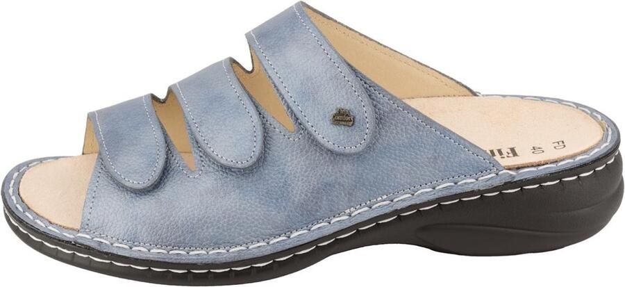 Finn Comfort Comfortabele leren sandaal met sleehak