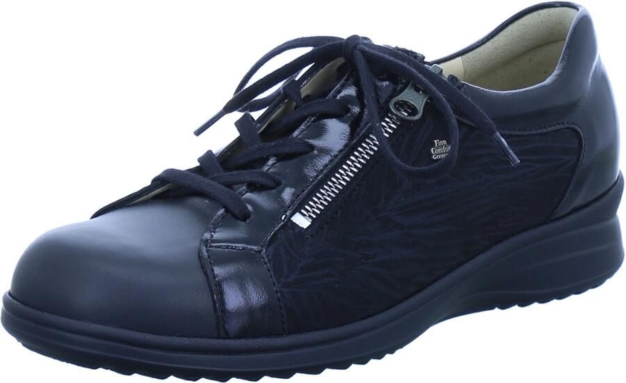 Finn comfort Bexley zwart met lak vetersche Kleur Zwart)