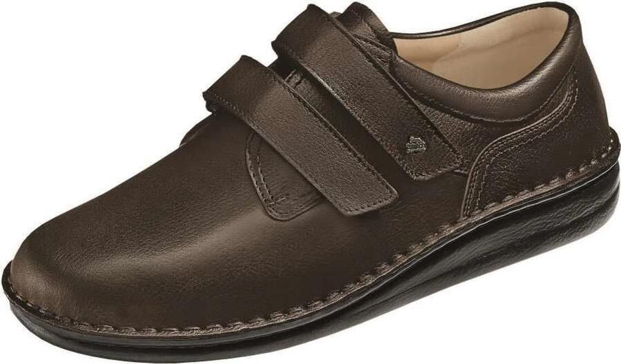 Finn Comfort Huisschoen 'Komfort Slipper Herren 96103 070023 Echtleder in braun' bruin