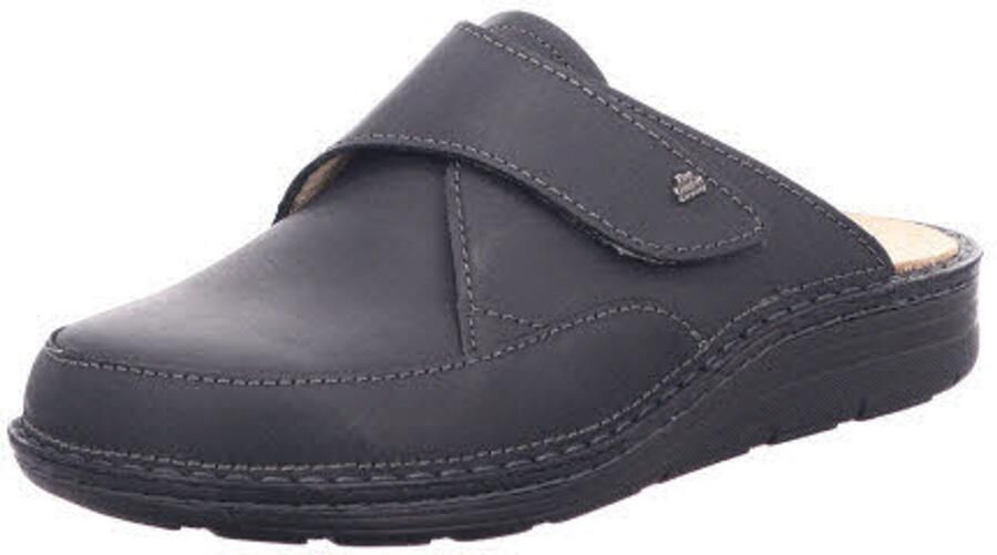 FinnComfort Finn Comfort RIAD 01505-676393 Zwarte heren slippers met klittenband sluiting - Foto 4