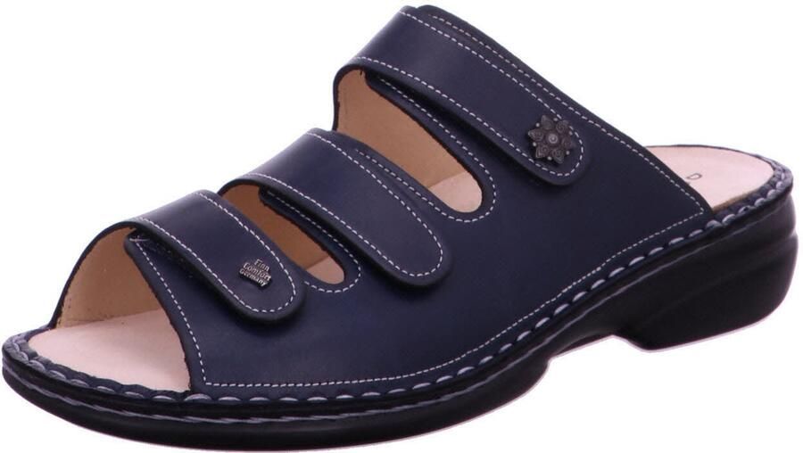 Finn Comfort Muiltjes 'Pantolette Damen 01538 007414 Echtleder in blau' blauw - Foto 16