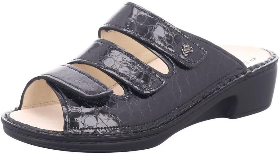 Finn Comfort Muiltjes 'Pantolette Damen 82568 274099 Echtleder in schwarz' zwart - Foto 3