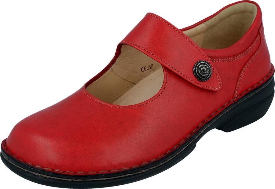 FinnComfort dames instappers rood
