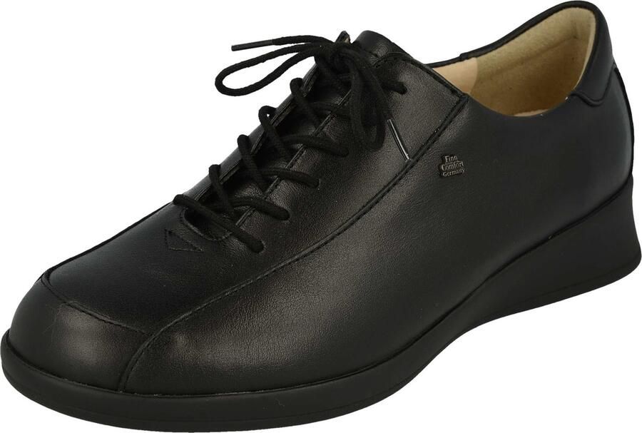 Finn Comfort Zwarte Veterschoenen Neutral Narita