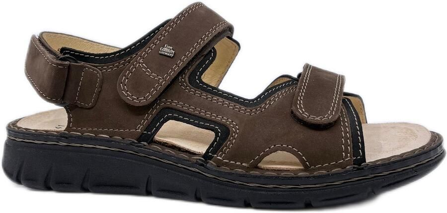Finn Comfort Comfortabele sandaal van zacht nubuckleer