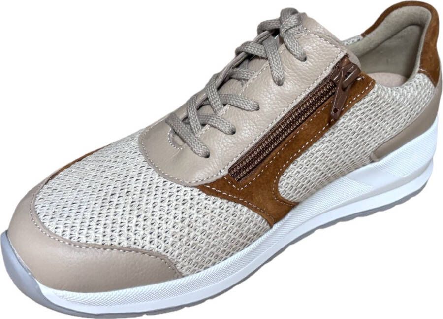 Finn comfort Finn Mori Beige cognac veterschoen Kleur Beige)